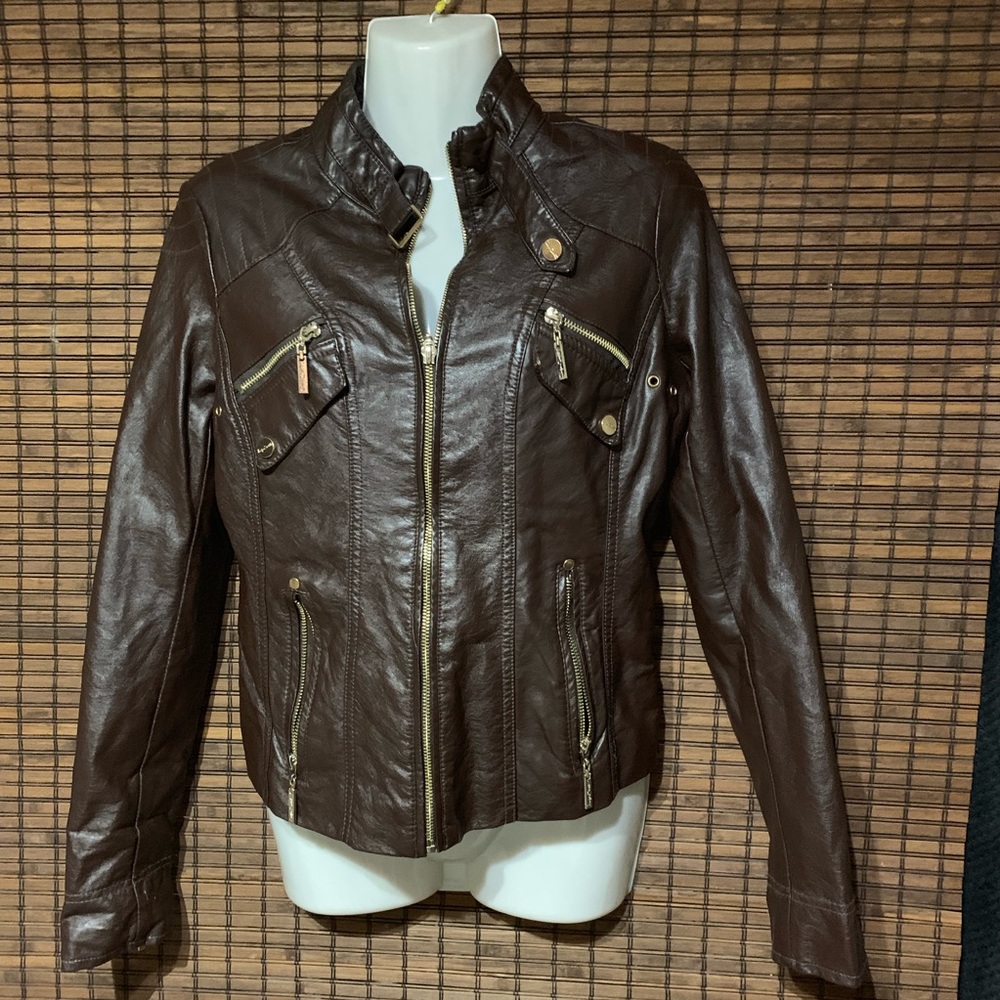 Indigo saints Faux leather jacket